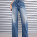 ICON Jeans anchos con cintura asimetrica