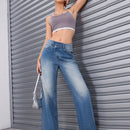 ICON Jeans anchos con cintura asimetrica