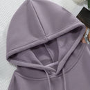 Ezwear sudadera con capucha casual de mujer con estampado de lema de mariposa, otono/invierno
