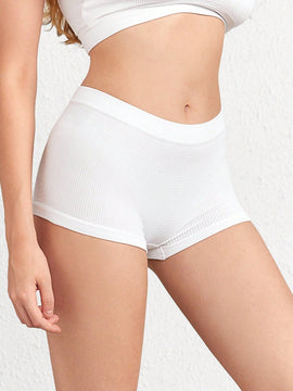 Leisure Shorts unicolor tejido de canale