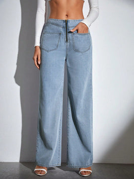 Tall Jeans con doble bolsillo de pierna ancha