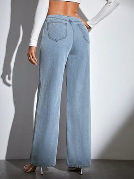 Tall Jeans con doble bolsillo de pierna ancha