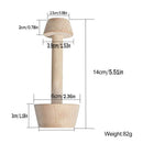 1 pza. Gadgets de cocina de madera para tartas de huevo, empujador de doble cara, moldeador de tartas de huevo, molde de madera para tartas de huevo, herramientas de cocina para hornear pasteles, para caravanas.