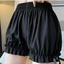 1 pantalon corto de seguridad para mujer con hem anti-rozaduras y no se enrolla, tela delgada para verano, color aleatorio