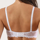 1 Pieza De Sujetador Push-up Sexy Con Encaje, Soporte Lateral Y Funcion De Ajuste