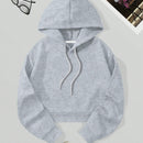 Essnce sudadera con capucha corta para mujer