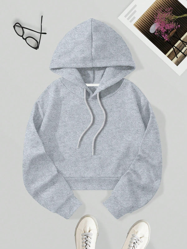 Essnce sudadera con capucha corta para mujer