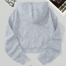 Essnce sudadera con capucha corta para mujer