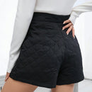 Essnce Shorts de talle alto con bolsillo oblicuo guateado