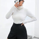 Essnce Shorts de talle alto con bolsillo oblicuo guateado