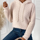 Lune sudadera fuzzy rosa superabrigada para mujer