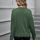 LUNE Jersey unicolor con bolsillo delantero de hombros caidos