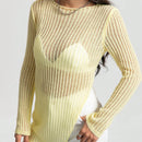 EZwear Jersey bajo con abertura de punto de malla sin sujetador