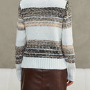 Essnce Jersey con patron geometrico cuello alto