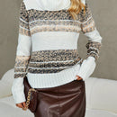 Essnce Jersey con patron geometrico cuello alto