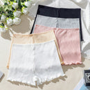 5 piezas Boyshorts unicolor tejido de canale