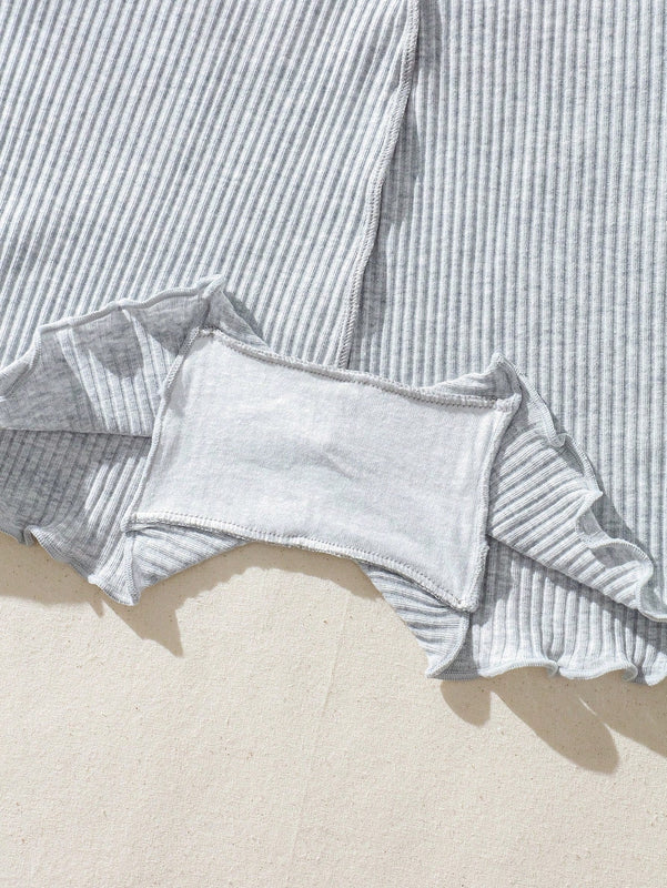 5 piezas Boyshorts unicolor tejido de canale