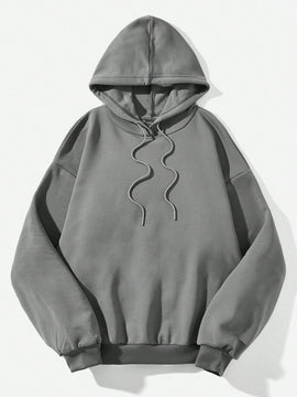 Ezwear sudadera con capucha informal con estampado de paisaje y letras oversize para otono e invierno