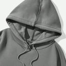Ezwear sudadera con capucha informal con estampado de paisaje y letras oversize para otono e invierno