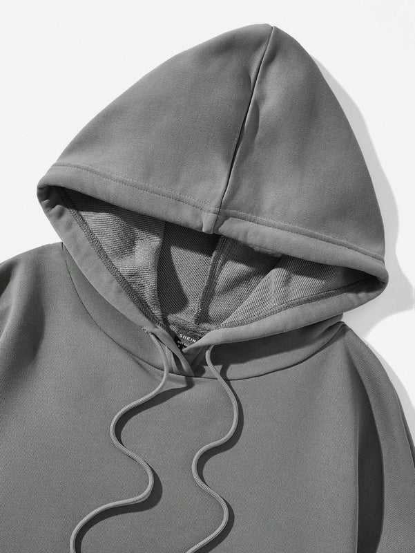 Ezwear sudadera con capucha informal con estampado de paisaje y letras oversize para otono e invierno