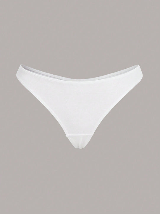 Leisure Tanga unicolor de talle bajo