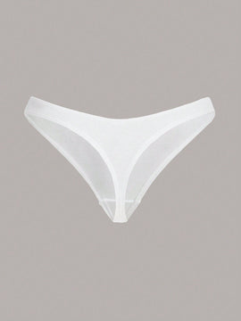 Leisure Tanga unicolor de talle bajo