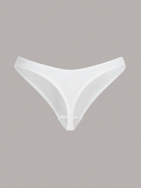 Leisure Tanga unicolor de talle bajo