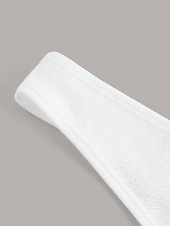 Leisure Tanga unicolor de talle bajo