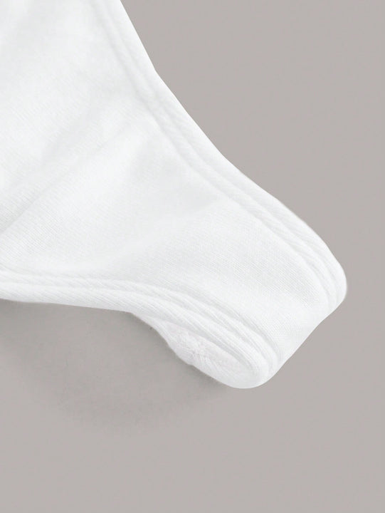 Leisure Tanga unicolor de talle bajo