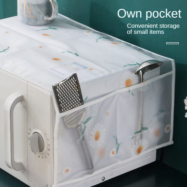 1pc Cubierta de polvo Cubierta de microondas Cubierta de polvo de refrigerador Cubierta de horno universal Cubierta nórdica a prueba de aceite Cubierta de tela de lavadora de belleza Cubierta de tela de refrigerador Cubierta de toalla