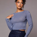 BAE Jersey crop unicolor