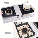 4pcs Protectores de Estufa de Gas Reutilizables y Antiadherentes - Limpieza Rápida, Cubiertas de Cocina Libres de BPA para Cocinar y Limpiar Fácilmente, Protector de la Parte Superior de la Estufa