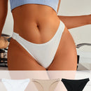 Conjunto De Tangas Triangulares Con Botones Laterales Para Mujeres