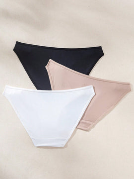 Conjunto De Tangas Triangulares Con Botones Laterales Para Mujeres