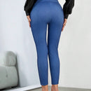 Prive Pantalones ajustados con diseno de solapa