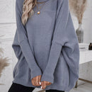 LUNE Jersey cuello alto de manga murcielago