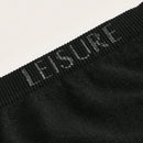 Leisure Tanga con estampado de letra tejido de canale