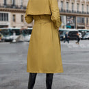 Prive Gabardina de manga enrollada con boton de doble botonadura