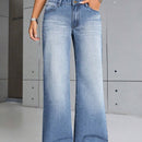 ICON Jeans con bolsillo oblicuo de pierna ancha