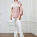MOTF PREMIUM Blusa hombro lazo de saten