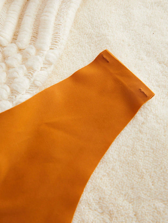 Juego De Ropa Interior Sin Costuras Para Mujer De 4 Piezas