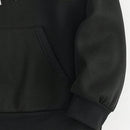 Ezwear capucha unicolor con bolsillo de canguro con cordon con forro termico