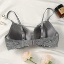 Ropa Interior Femenina Con Sujetador De Aros Y Encaje Floral