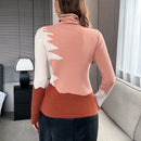 Prive Jersey de color combinado cuello alto
