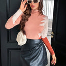 Prive Jersey de color combinado cuello alto