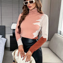 Prive Jersey de color combinado cuello alto