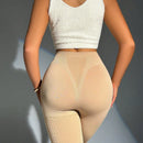 Shorts de seguridad unicolor de talle alto