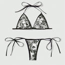 Set de lenceria con estampado de figura