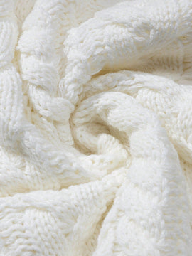 Moosta cardigan informal de manga de globo con nudo delantero de unicolor para otono/invierno