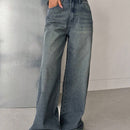 Dazy Star Jeans con bolsillo oblicuo de pierna ancha